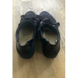 Zwarte hassia dames schoenen, maat 38 / 5 H wijdte
