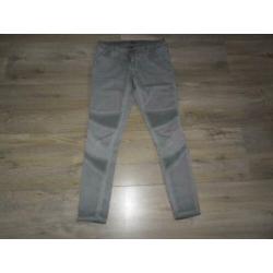 Summum Woman Licht Grijze Lange Broek Met Details Maat 38