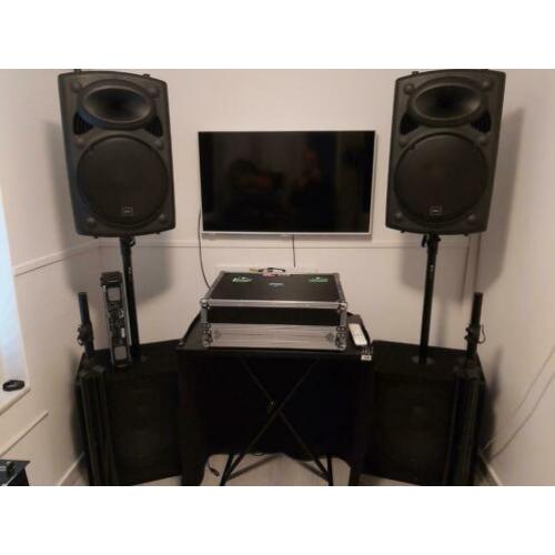 Complete actieve/passieve PA set voor beginnende DJ