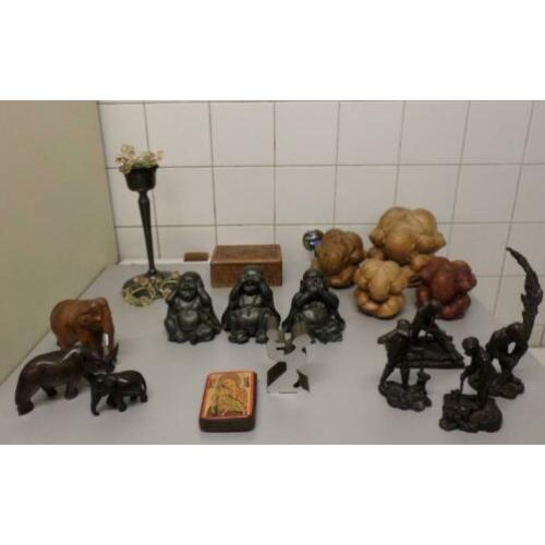 Verzameling: Bronzen, houten en stenen beelden
