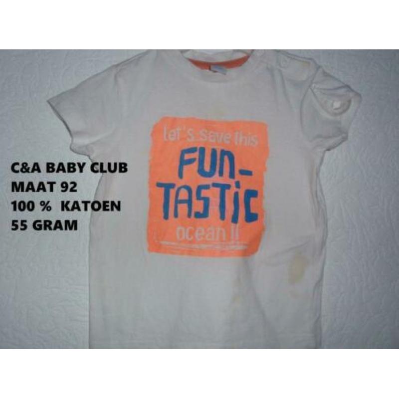 Maat 92 - shirtje van diverse merk
