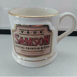 Zeer grote mok van Samson. ( scheerkom?) Vintage