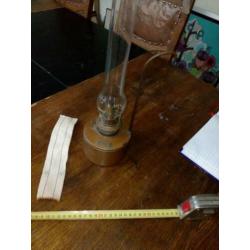 Vintage koperen olie lamp