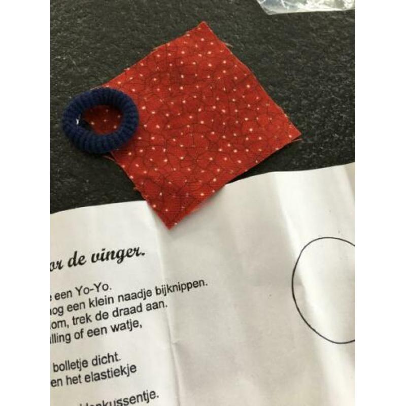 Speldenkussen . Quilt klompjes