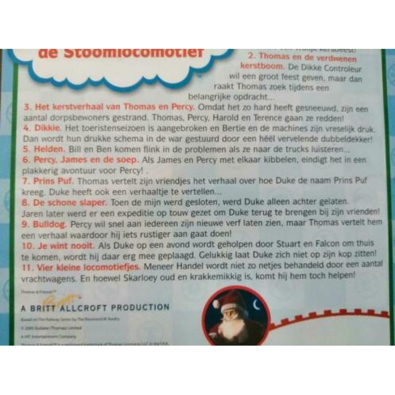 DVD - Thomas de stoomlocomotief - Vrolijk kerstfeest