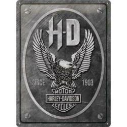 Harley Davidson Parking Only reclamebord van metaal 40x30cm
