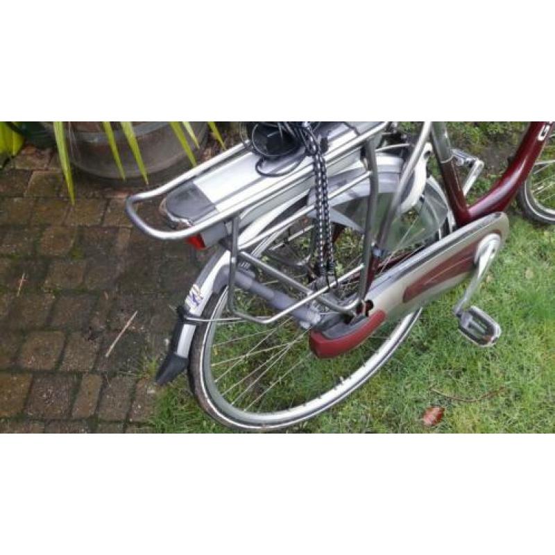 Gazelle orange ebike 28 inc 8 versn frame maat 53