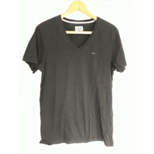 Tommy Hilfiger mooi zwart shirtje V hals maat M