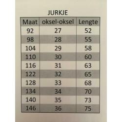 Jurkje met papegaaien maat 116