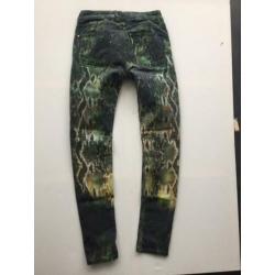Eleven Paris skinny jeans slangen dieren print maat 36/S