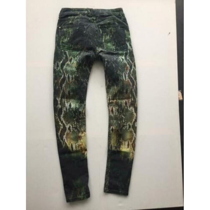 Eleven Paris skinny jeans slangen dieren print maat 36/S
