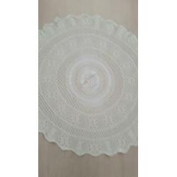 Rond wit tafelkleed