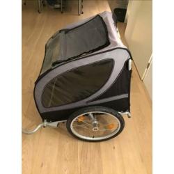 No Limit Doggy Liner hondenfietskar met wandelset