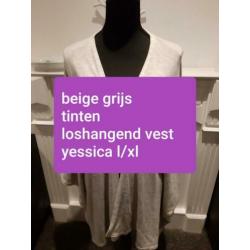 Loshangend vest yessica maat l/xl