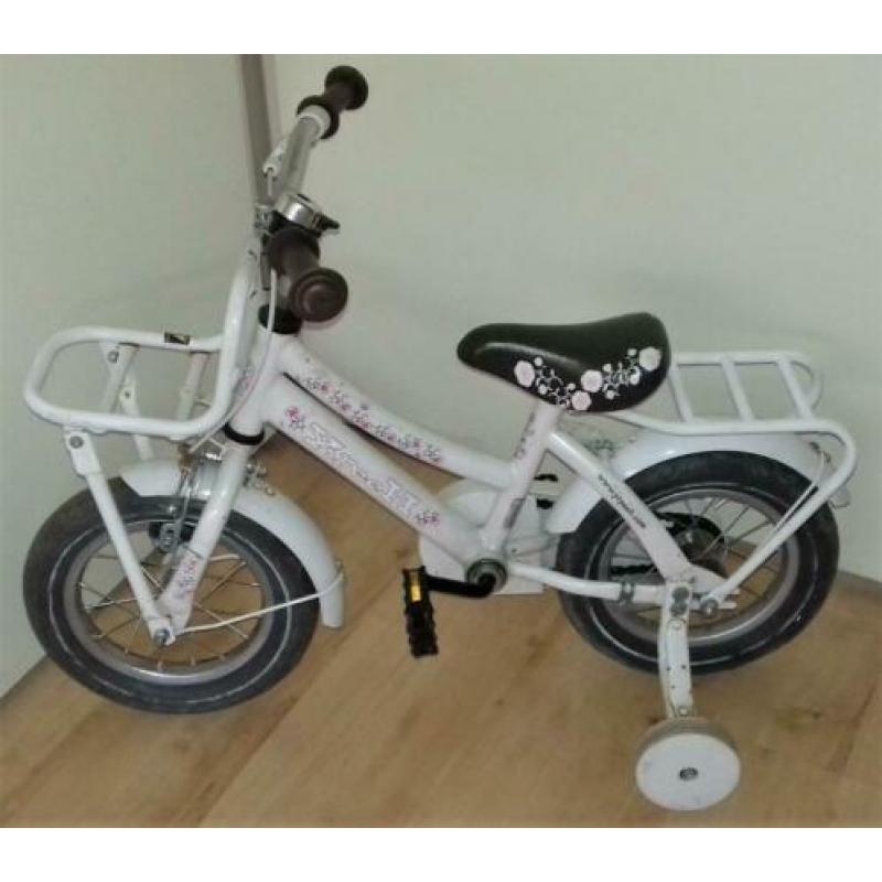 Yipeeh Liberty kinder fiets met transportrekje, 12,5 inch