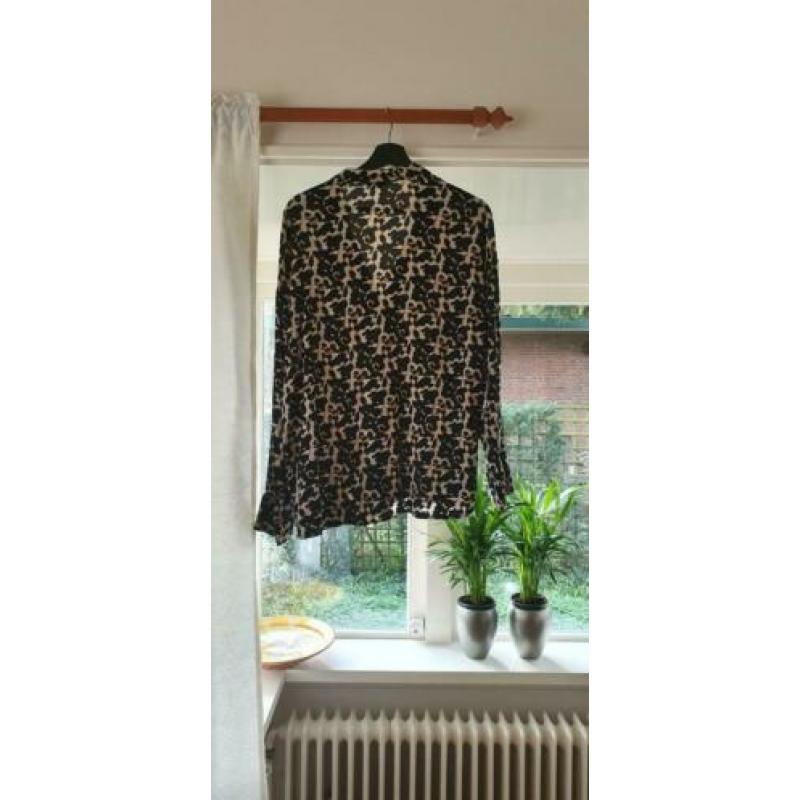 Leuke Noisy May blouse, zgan, panterprint, maat L