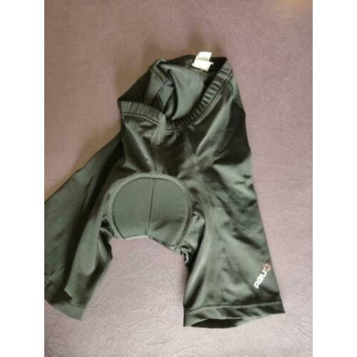 Mooie fietsbroek met blauw zeem maat 164
