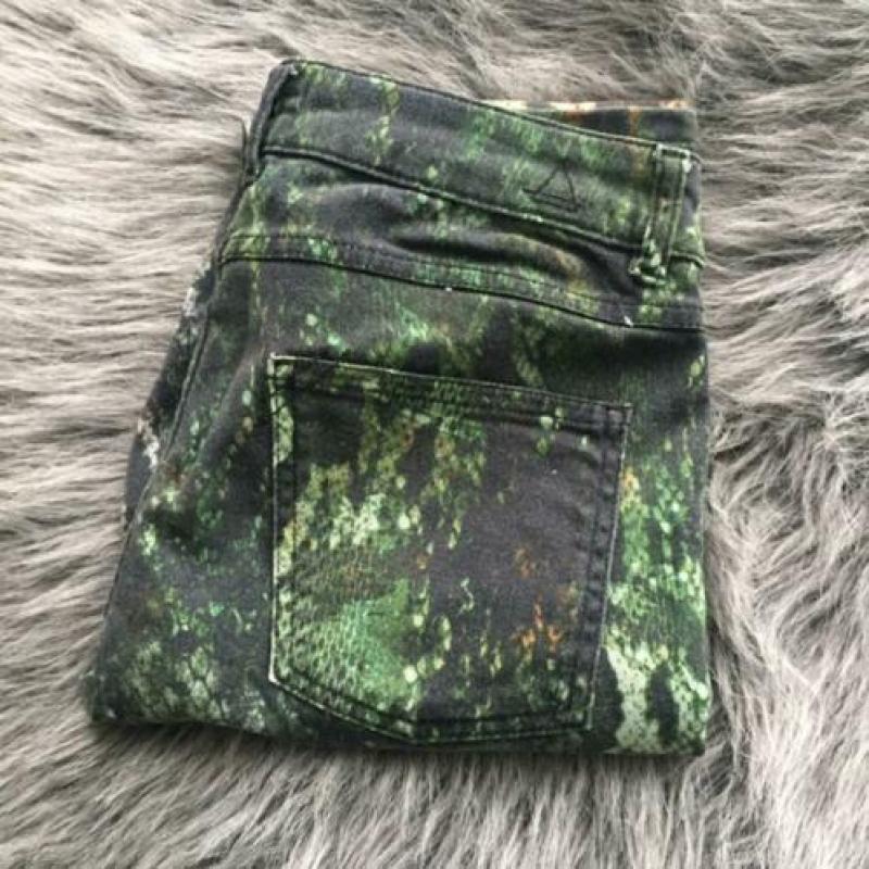 Eleven Paris skinny jeans slangen dieren print maat 36/S