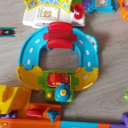 Heel veel toet toet auto's sets, losse banen en losse auto's