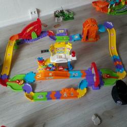 Heel veel toet toet auto's sets, losse banen en losse auto's