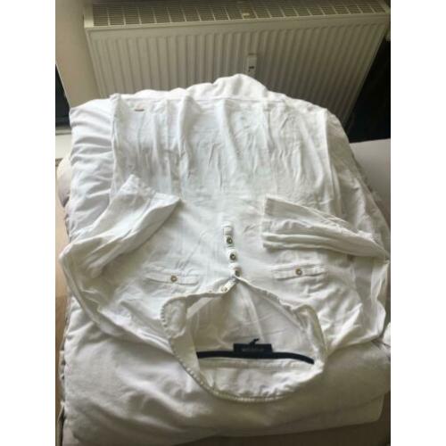 Wit 3/4 mouw dames shirt McGregor XXL