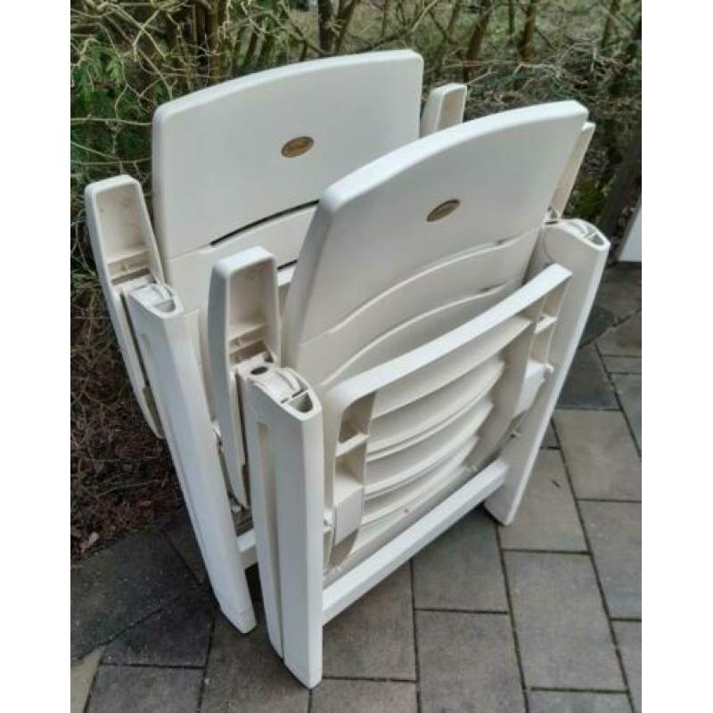 2 st Hartman verstelbare stoelen, tuinstoelen