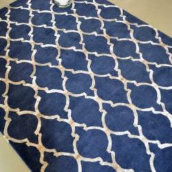 Sanderson Empire Trellis Indigo 230 x 170 brink en campman
