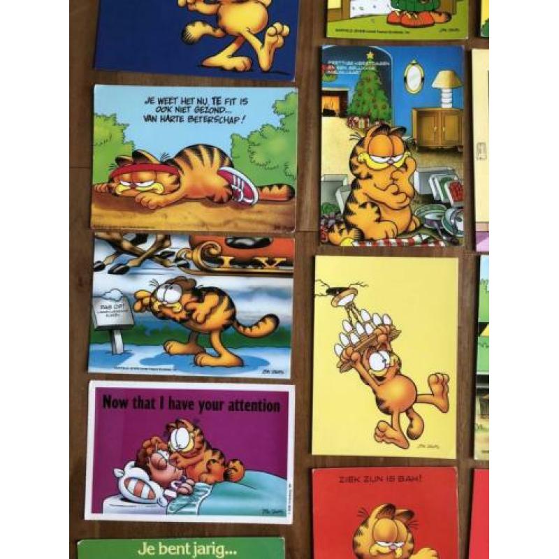 Garfield. Partij van 34 ansichtkaarten.