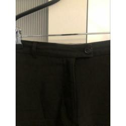 H&M trend wide leg pantalon zwarte broek mt 36