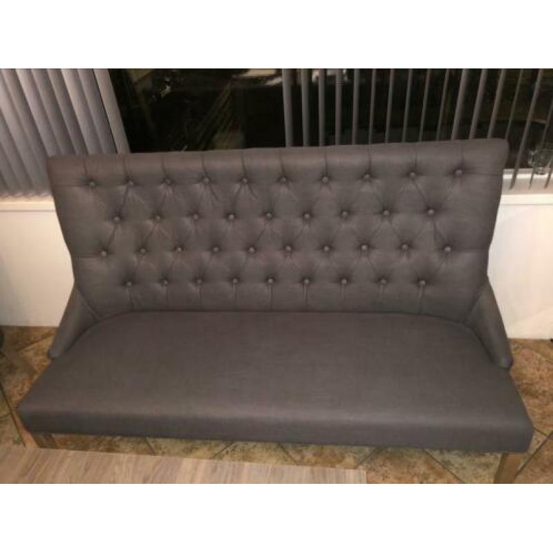 Eetkamer bankje + 3 stoelen (merk CARLA)