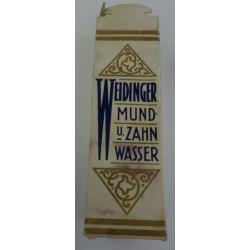 Leeg fles je spoelwater in ze orginele verpakking