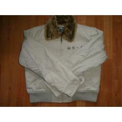 Beige dames Gstar winterjas maat M