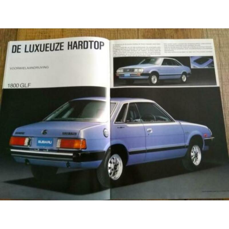 Subaru folder uit 1981