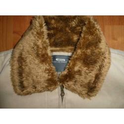 Beige dames Gstar winterjas maat M