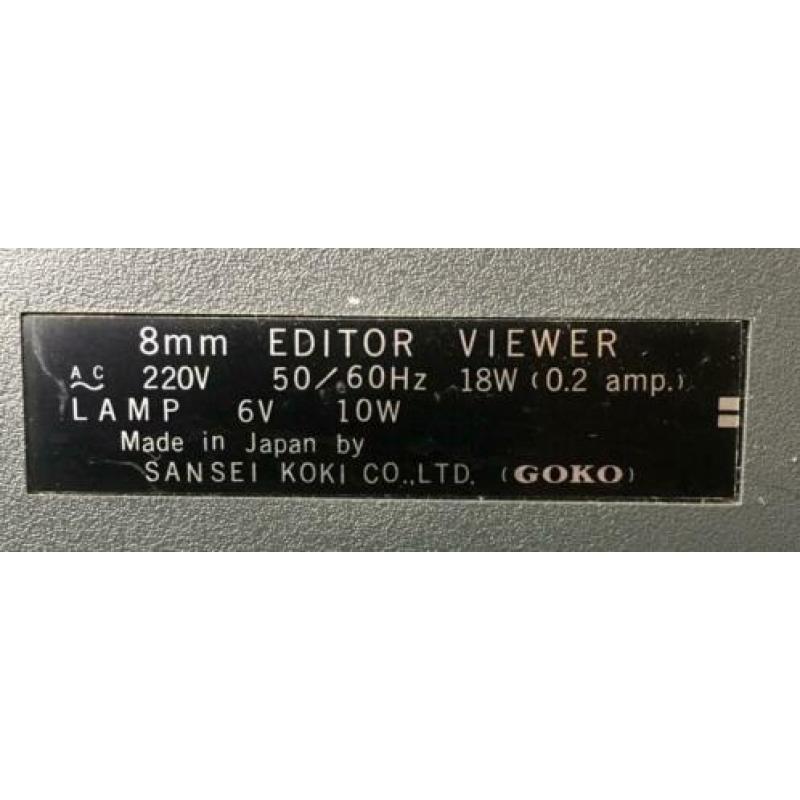 film editor voor 8mm film