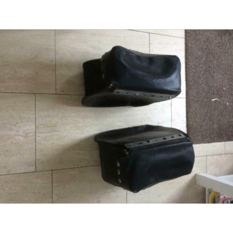 Te koop Harley Davidson leren zijtassen