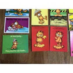 Garfield. Partij van 34 ansichtkaarten.
