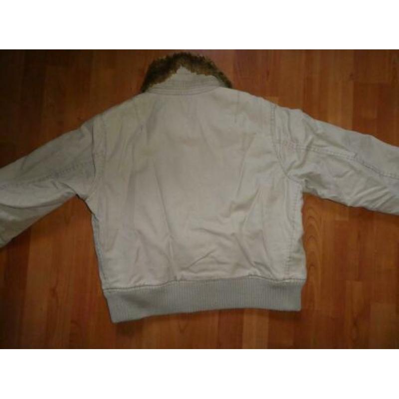 Beige dames Gstar winterjas maat M