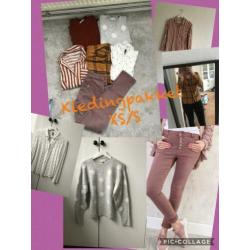Dames kledingpakket maat XS/S 6 items vooral nieuw!
