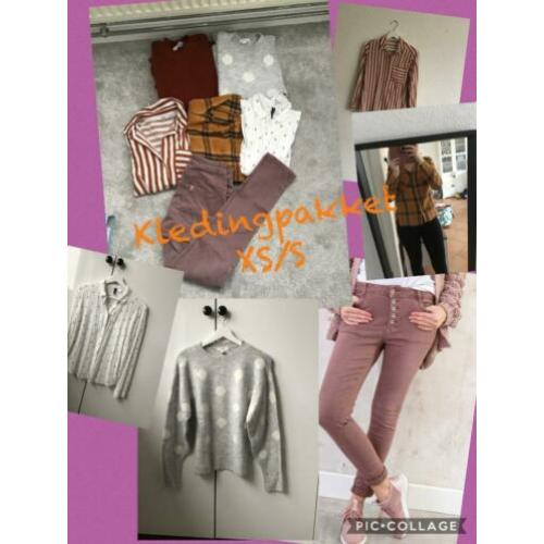 Dames kledingpakket maat XS/S 6 items vooral nieuw!