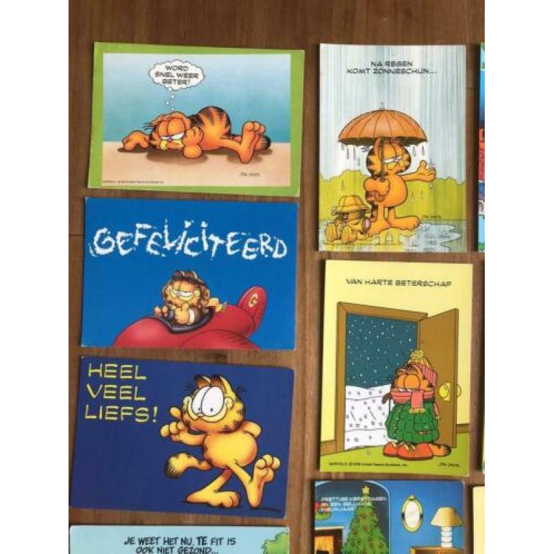 Garfield. Partij van 34 ansichtkaarten.