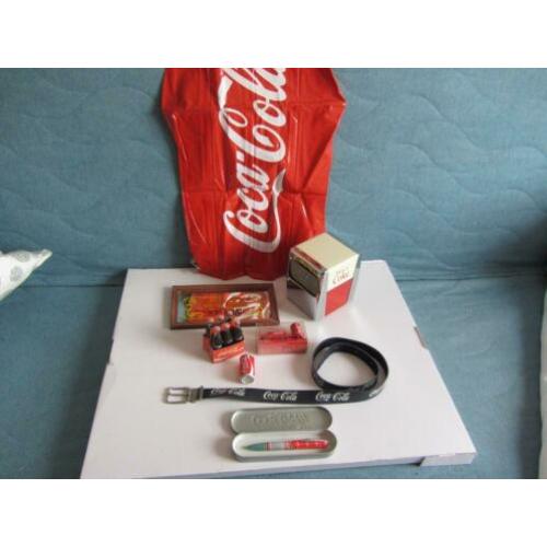 coca cola reclame 8 verschillende artikelen.