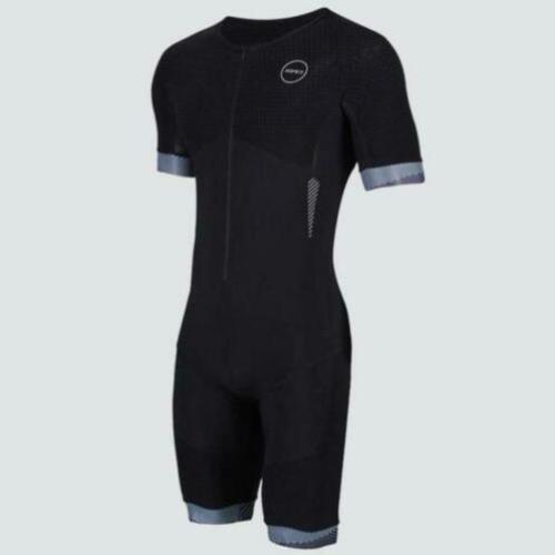 Zone3 Men's Short Sleeve Venom Trisuit/triathlon pak size M