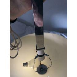 Lamp op chroom voet