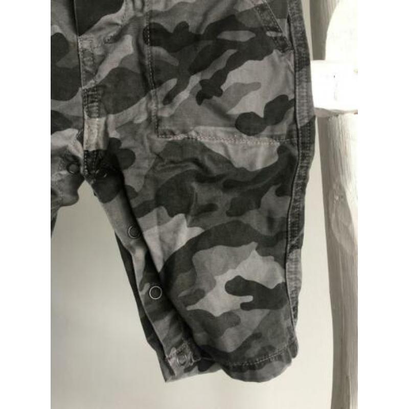 DENHAM baby jumpsuit camouflage maat 62-68