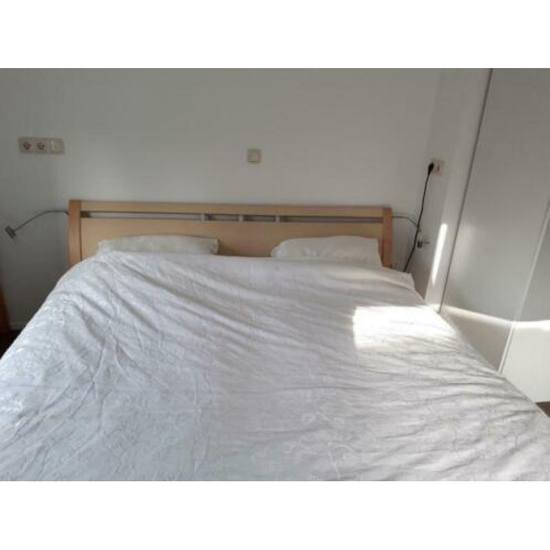 Tweepersoons Auping bed 180 breed, lengte 220 cm