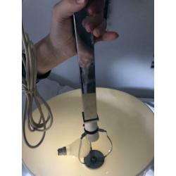 Lamp op chroom voet