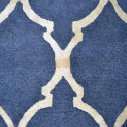 Sanderson Empire Trellis Indigo 230 x 170 brink en campman