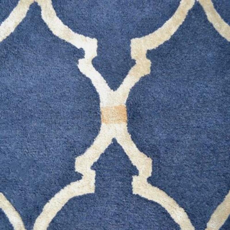 Sanderson Empire Trellis Indigo 230 x 170 brink en campman