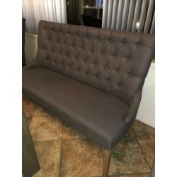 Eetkamer bankje + 3 stoelen (merk CARLA)